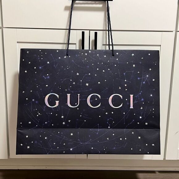 Gucci Authentic 2022 Equilibrium Navy & Light Blue 'Cosmogonie' Constellation Me - Picture 5 of 7